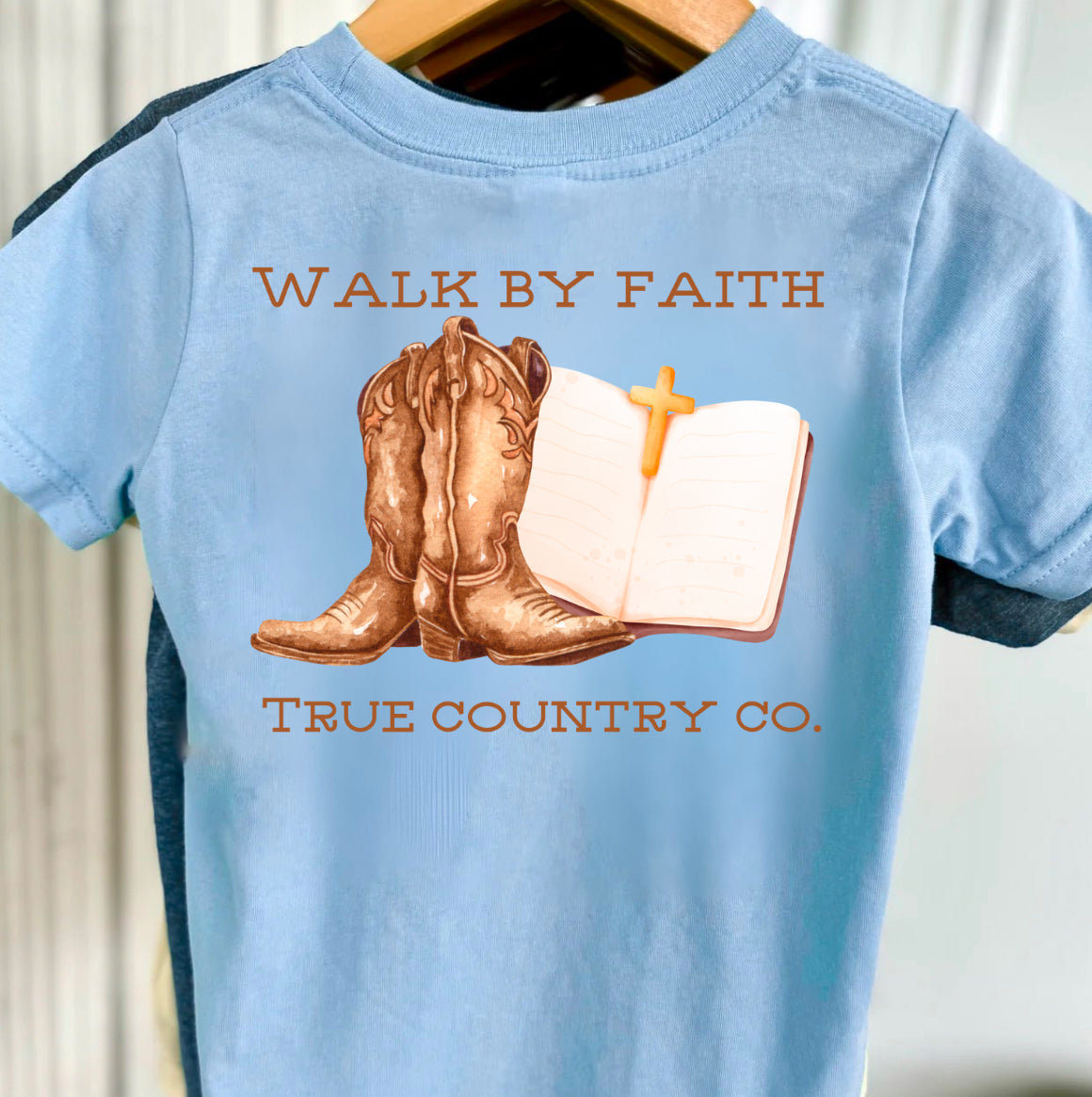 Walk by Faith Youth Short Sleeve Shirt