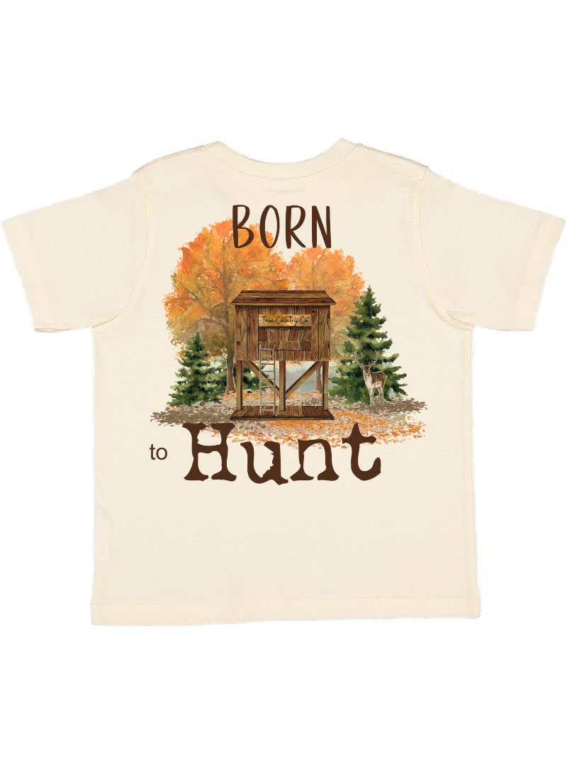 Born To Hunt - Natural Short Sleeve - Youth - Wholesale