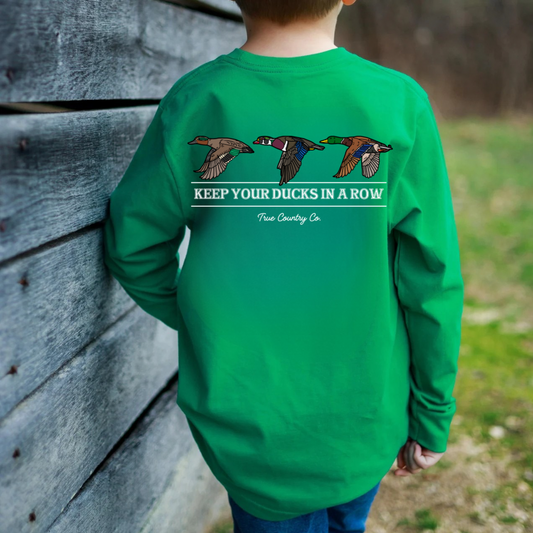 Keep your Ducks in a Row Youth Long Sleeve