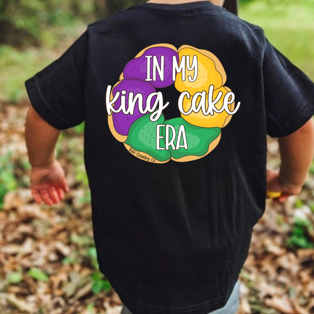 In My King Cake Era Kids Short Sleeve Shirt