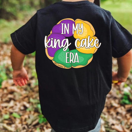 In My King Cake Era Kids Short Sleeve Shirt
