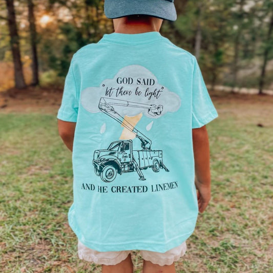 So God Made Linemen - Chill Short Sleeve - Youth - Wholesale