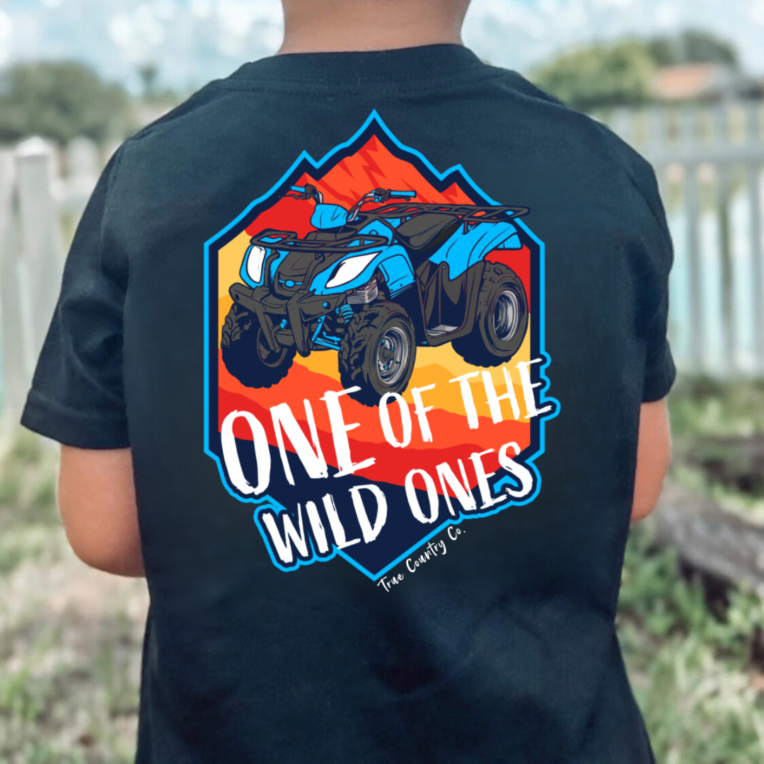 Fourwheeler One of the Wild Ones - Black Short Sleeve - Youth - Wholesale