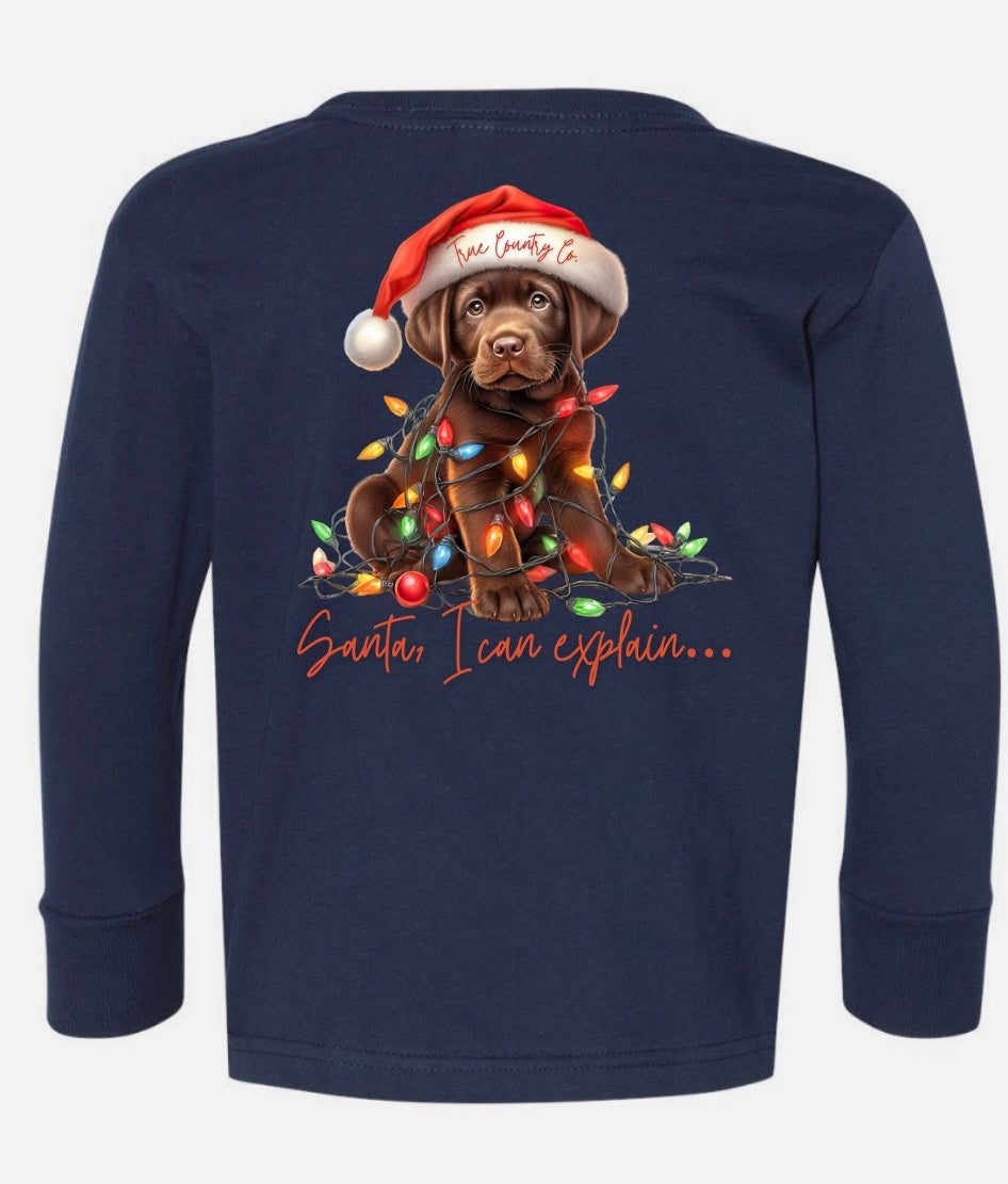 Santa, I Can Explain - Youth Long Sleeve - Wholesale