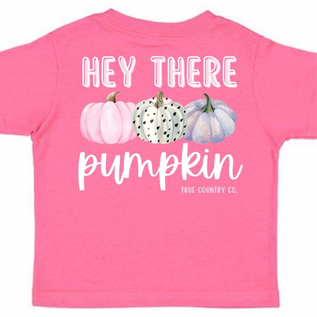 Hey There Pumpkin Youth Short Sleeve Shirt