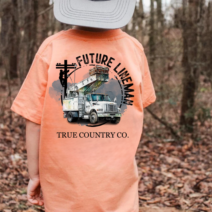 Future Lineman - Sunset Short Sleeve - Youth - Wholesale