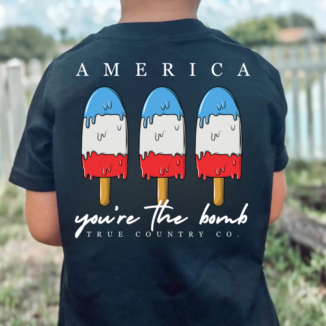 America, You’re the Bomb Youth Short Sleeve Shirt