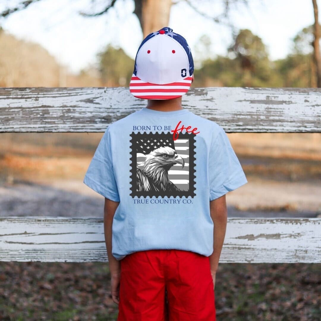 Born to be Free Youth Short Sleeve Shirt