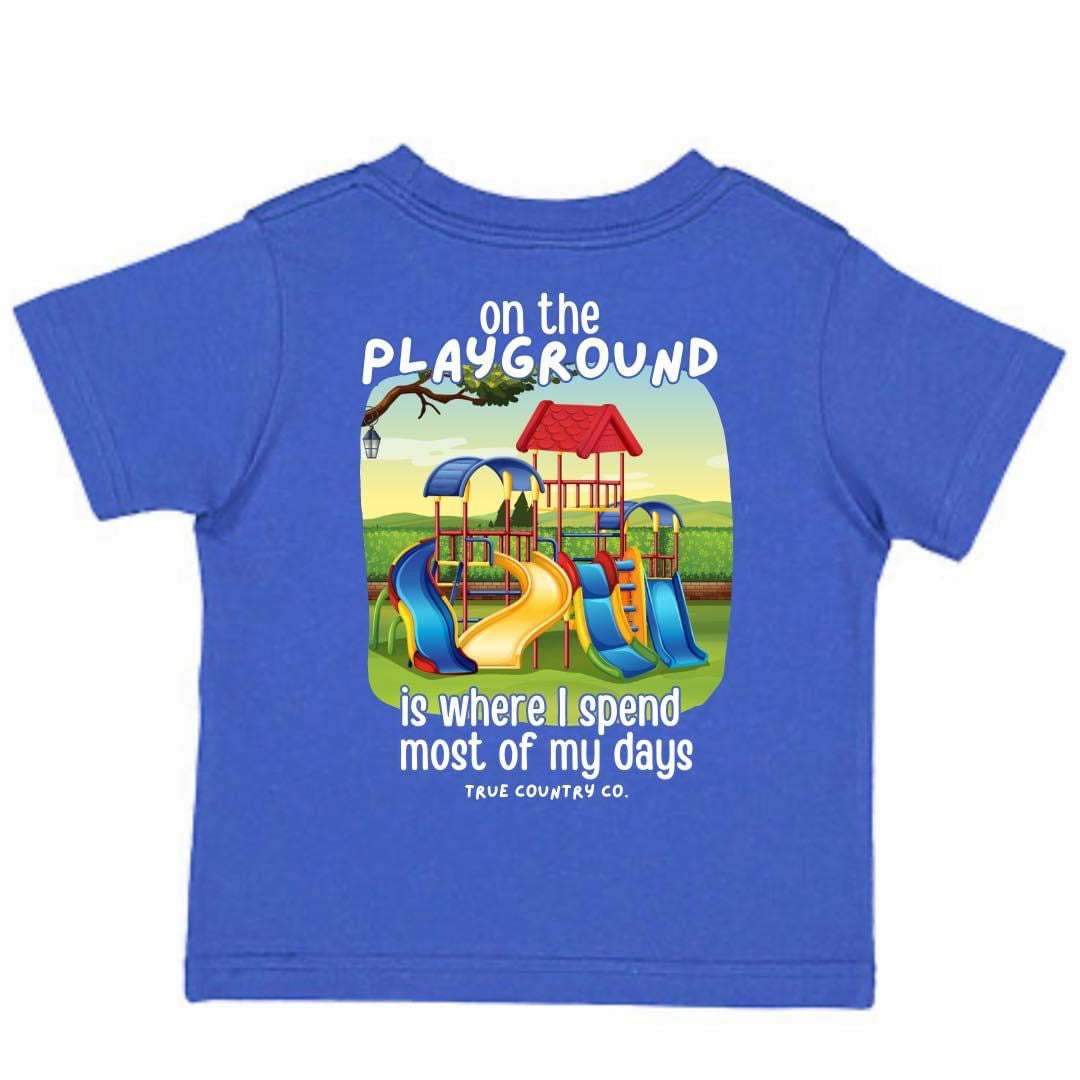 On the Playground - Royal Short Sleeve - Youth - Wholesale