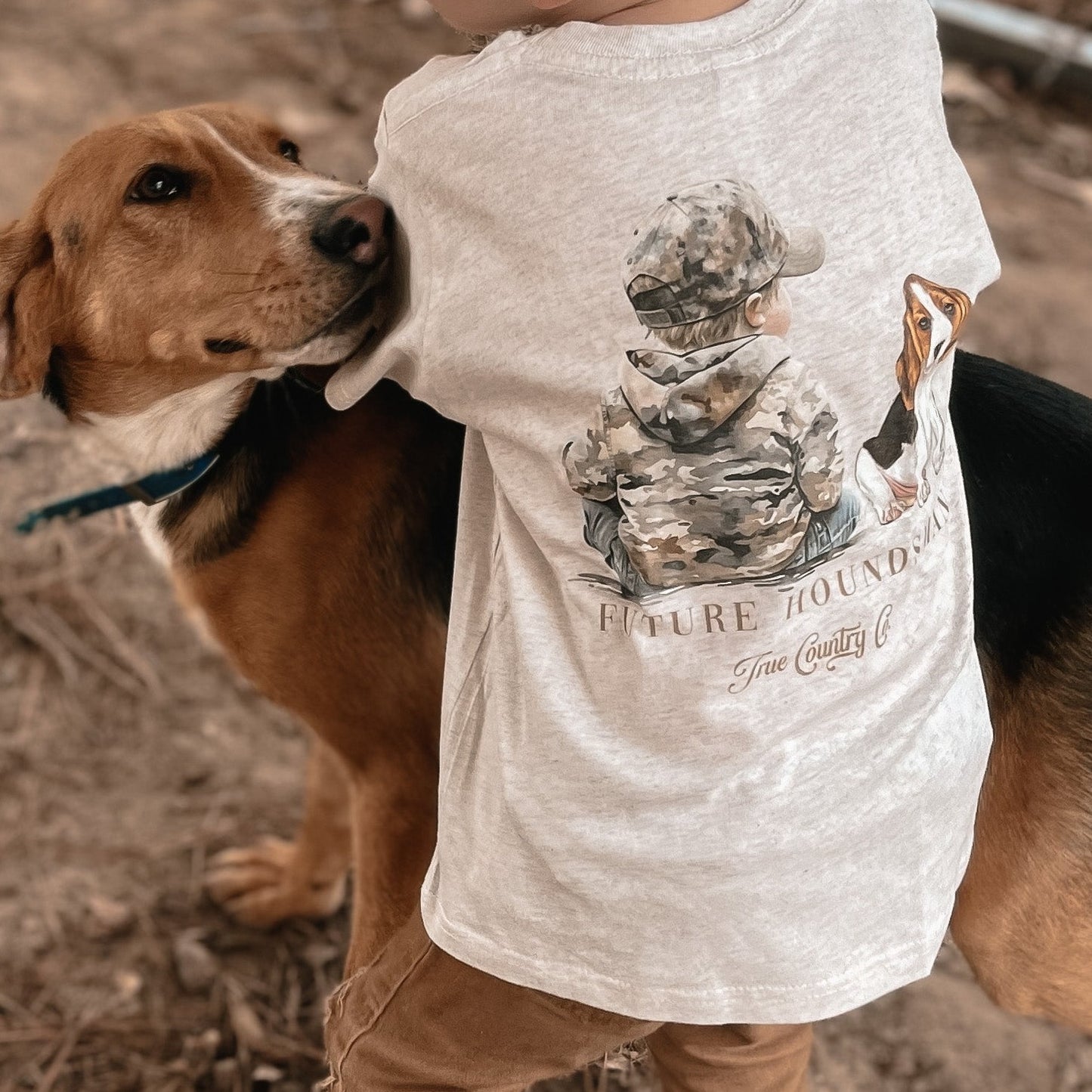 Future Houndsman - Heather Natural Short Sleeve - Youth - Wholesale