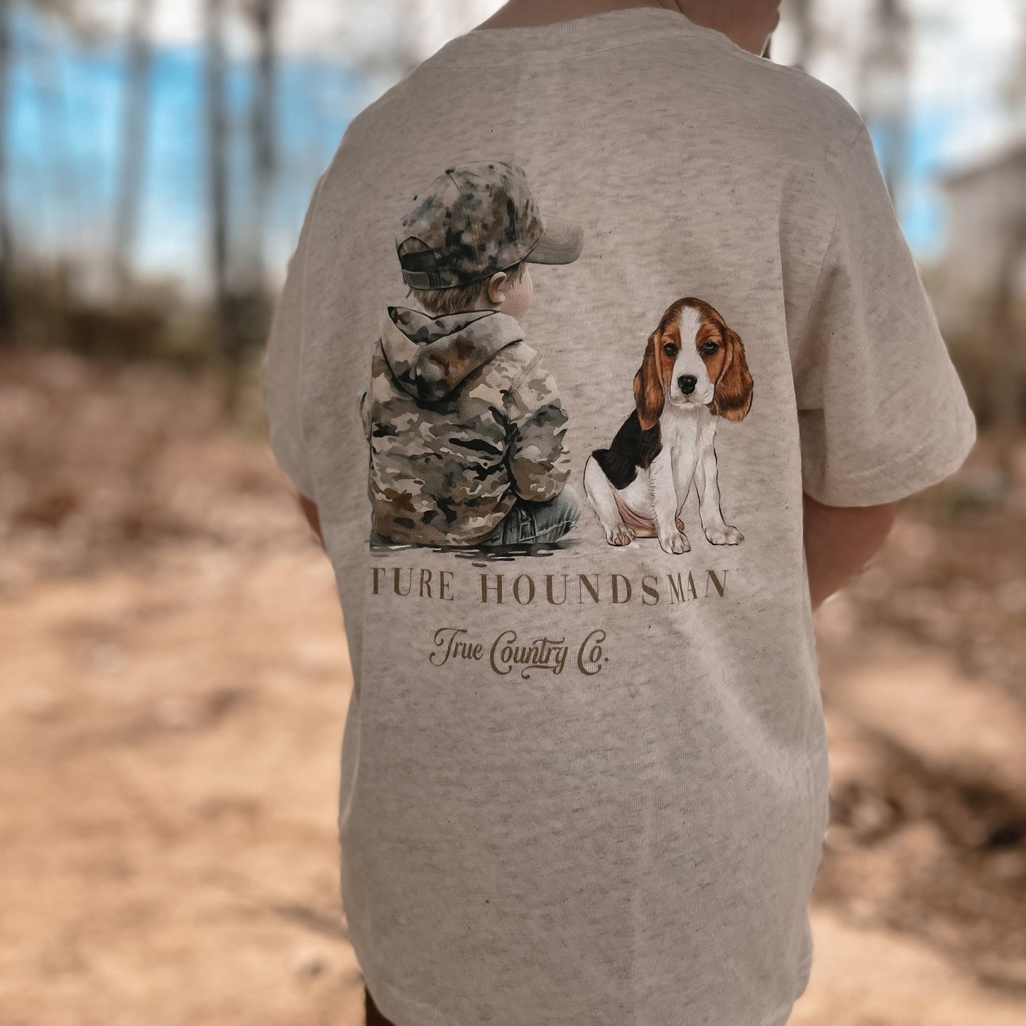 Future Houndsman - Heather Natural Short Sleeve - Youth - Wholesale