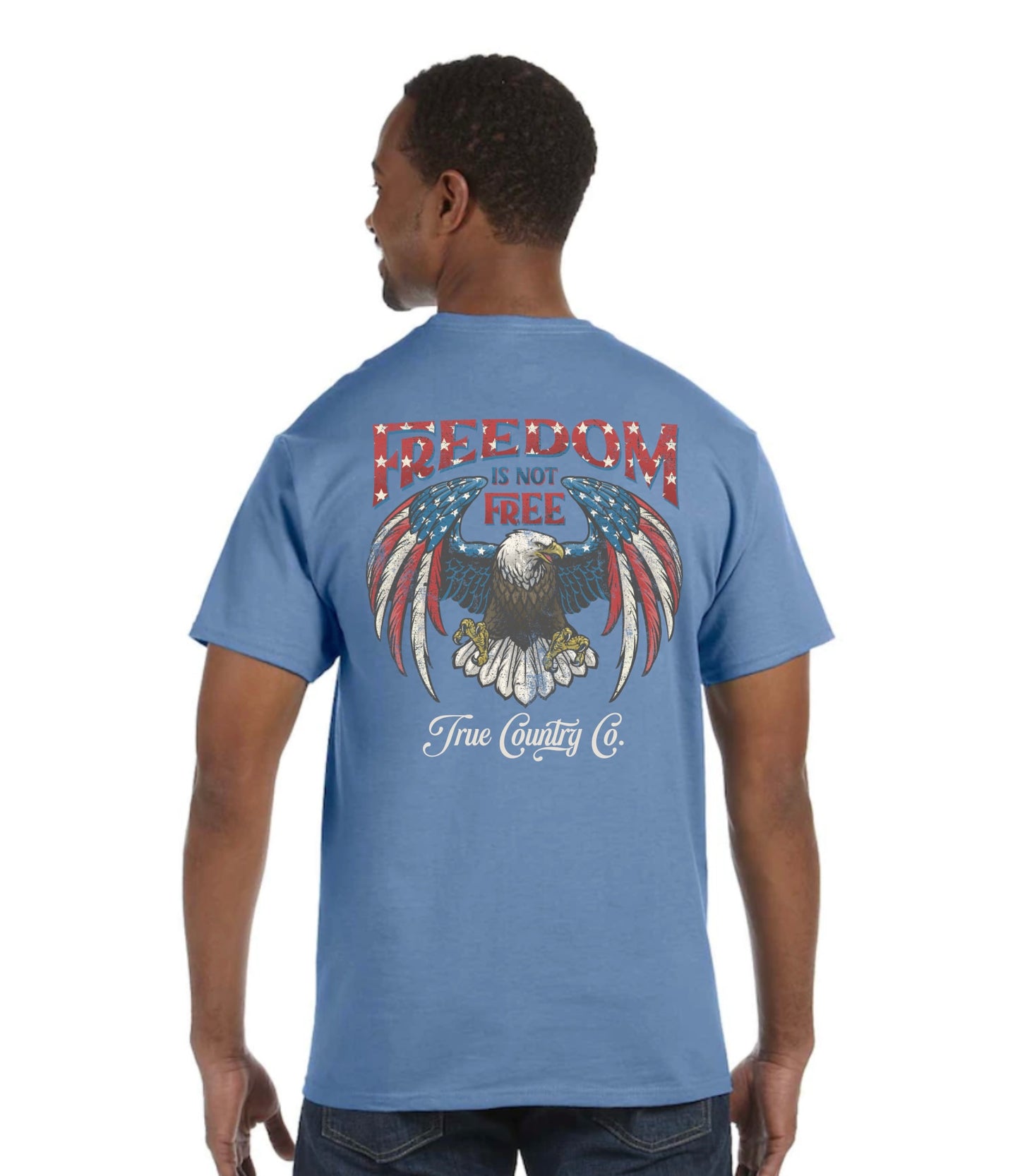 Freedom is not Free - Blue Short Sleeve - Adult - Wholesale