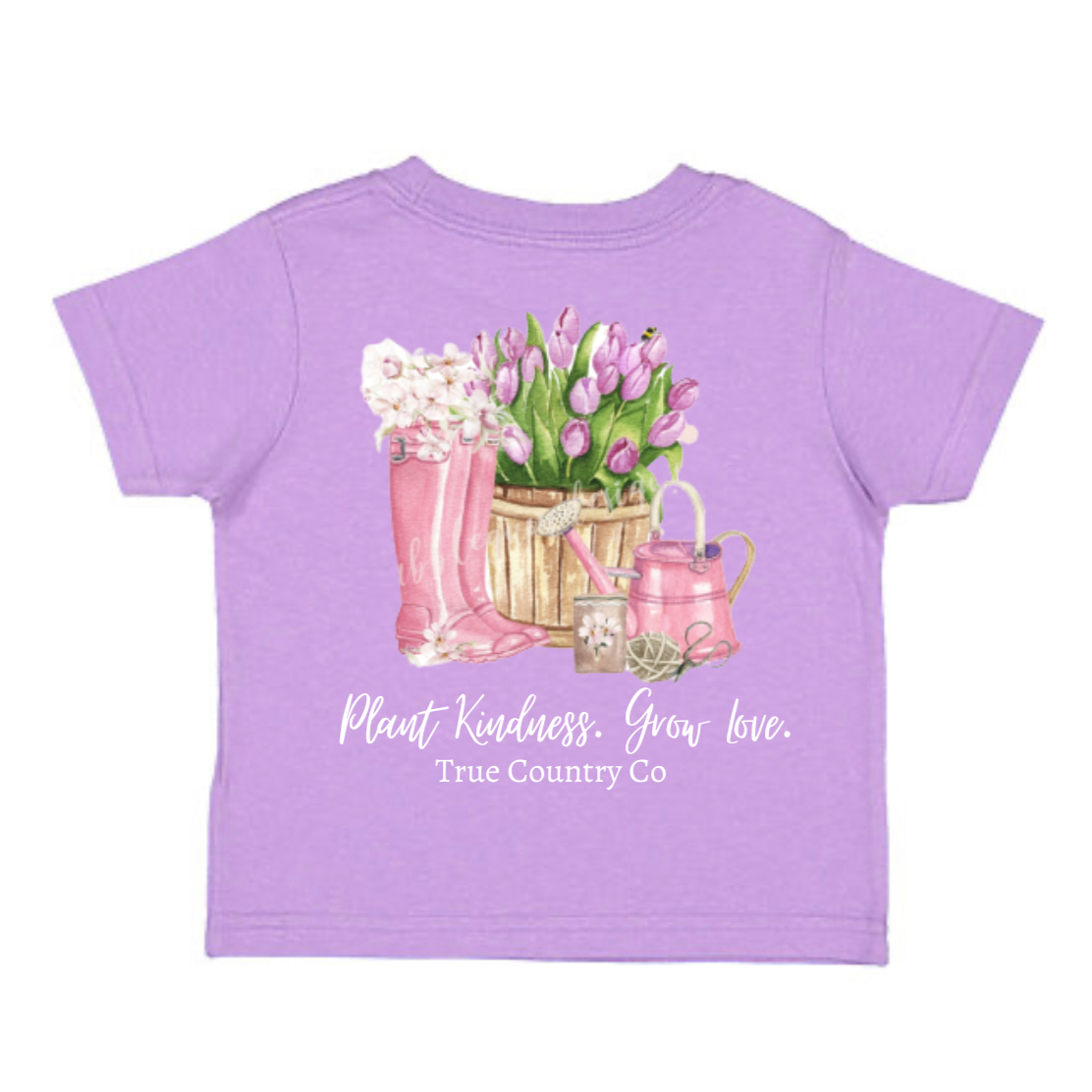 Plant Kindness - Purple Short Sleeve - Youth - Wholesale